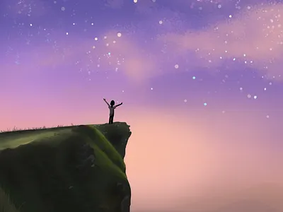 Dreaming sky illustration design graphic design graphic tablet illustration illustrator photoshop photoshop drawing vector xp pen
