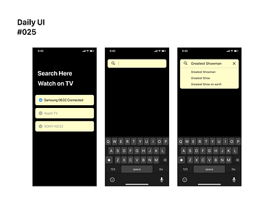 Daily UI 025: TV app 025 app dailyui design ixd keyboard keyboard app tvapp ui uidesign uiux ux
