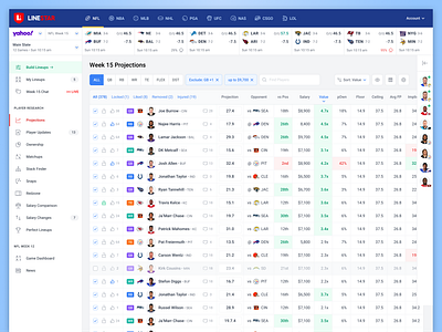 LineStar dfs sports betting web