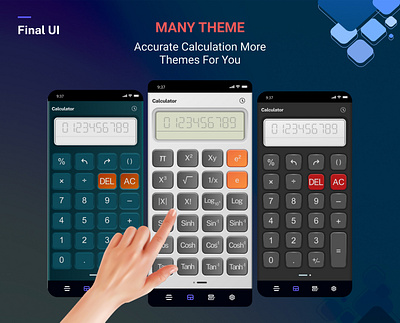 Master Calculator branding calcu ·lator graphic design ui