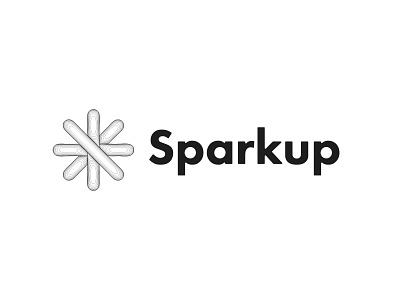 sparkup logo blockchain brand identity branding creative crypto for sale identity logo logo designer logos mark metaverse minimal modern negative space spark waves