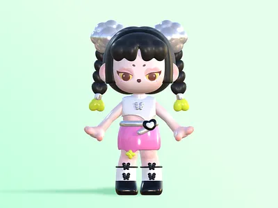 LEMON NFT 3d design illustration ip lemon modeling nft