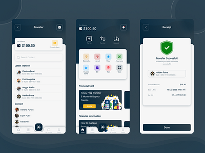 Ui Design E-Wallet App bank e money e wallet e wallet app emoney graphic design mobile mobile app mobile ui money money transfer transfer ui ui app ui app mobile wallet