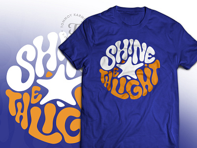 Custom Lettering & Artwork T-Shirt Design creative lettering custom custom font custom letter custom lettering fonts dribbble hand lettering hand lettering ideas lettering light npo shine starfish t shirt design t shirt design ideas typography design typography t shirt