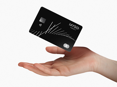 MYSO Finance Credit Card bank card banking branding card design credit card design finance fintech fintech branding identity mastercard payment method payments premium card ui visa wallet