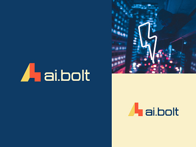 ai.bolt ai.bolt artificial intelligence bolt logo brand identity branding creative logo logo logo design logo design concept logomaker logotype modernlogo spark