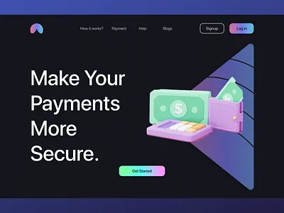 Landing page ui
