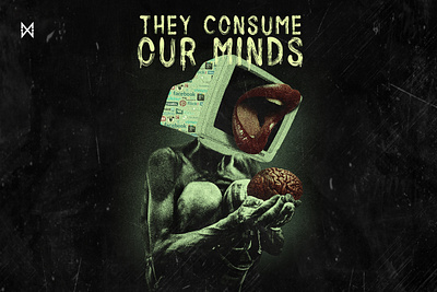 Mind Consume - Digital Artwork appareldesign artwork clothdesign coveralbum coverart coverartwork design digitalart digitalartwork digitalimaging manipulationphoto photomanipulation photoshop photoshopart streetweardesign surreal surrealist teedesign