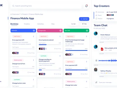 Task management app UI design app ui design dribbble graphic design task management task management app task management app design task management software designs ui design uiuxdesign
