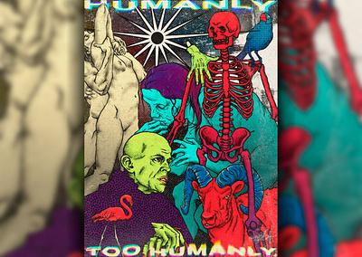 HUMANLY app branding comics dashboard design finance graphic design illustration logo ui