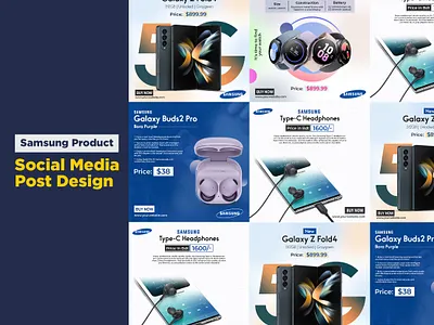 Social Media Banner | Samsung Product Post adobe photoshop ads advertising banner brand design design facebook post graphic design headphone instagram post promotion banner samsung galaxy samsung mobile samsung product social media social media banner social media post tecnhology trendy design web banner