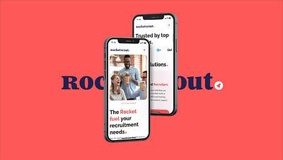 Rocketscout branding design graphic design mobile website recruitment ui web design web ui webflow website