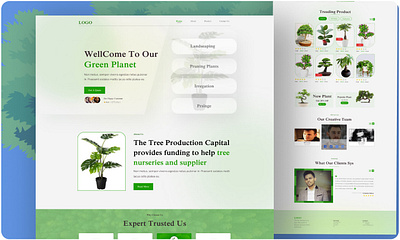 Nurseries Website... app design graphic design landing page ui ux website