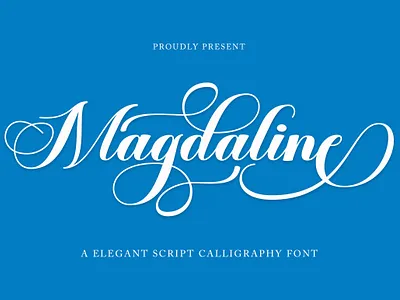 Magdaline Script alternates beautiful branding calligraphy cards design elegant font graphic design illustration logo modern stylistic wedding