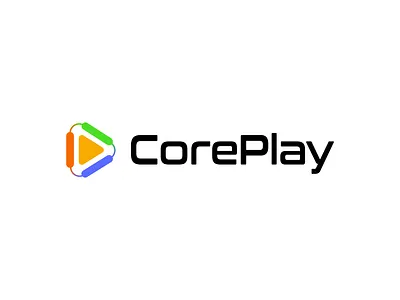 coreplay media logo and brand identity brand identity branding coreplay creative design graphic design logo logo design logodesign logos media media agency minimalist player playful