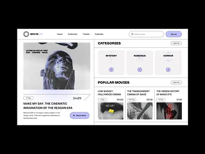 MOVIEART// 3d animation app application art branding color design graphic design illustration logo motion graphics movie style ui