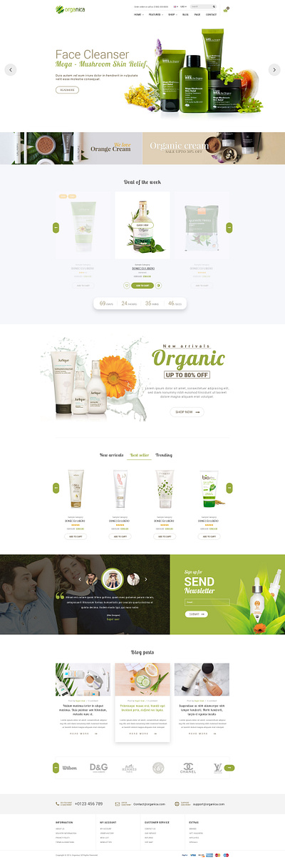 Organica - Cosmetic, Food, Organic, Beauty Shopify Theme beauty shopify theme cosmetic shopify theme cosmetic store shopify theme organic food shopify theme organic products shopify theme organic shopify theme organica shopify shopify store shopify template shopify theme skincare shopify skincare shopify theme