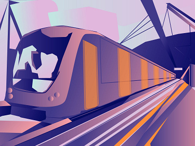 Metro artdirectors dribbblers dribble editorial illustration inspiration metro