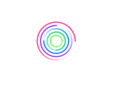 Circles – Letter N 3d circles graphic design logo logotype sign