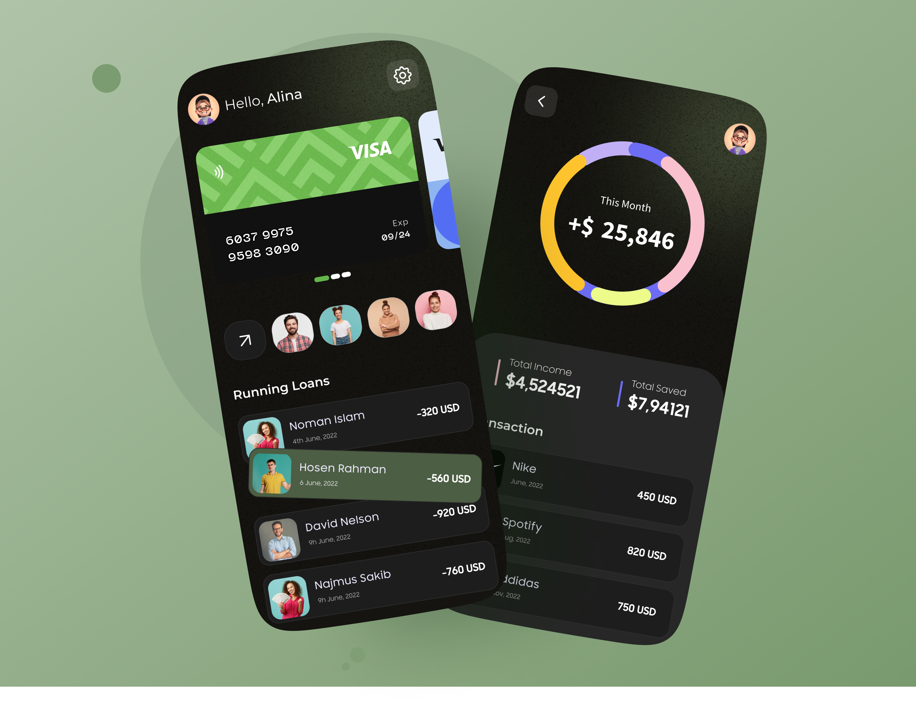 Example of Mobile App UI UX Design (7 Screens)