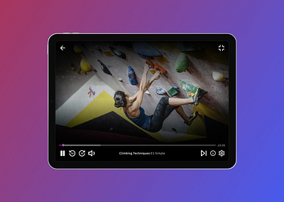 TV App app dailyui dailyui025 tv