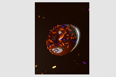 Hallo-Donut Redner 3d blender render