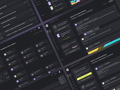 Live online learning platform app black code colorful community courses dark mode dashboard design education figma gradients online platform ranking responsive studens ui ux website