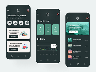 Medic – Meditation App Design design figma admin figma download figma freebies free figma download freebies illustration meditation meditation app meditation ui mobile mobile design mobile ui ui ui design ui ux uikit