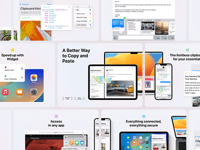 AppStore Screenshots for iPad app appstore branding ios ipad iphone macbook paste screenshots