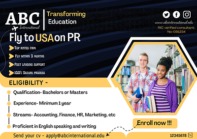 Educational Flyer (landscape) adobe photoshop advertising banners best design branding brochure design creative designs flyer design logo promotional graphics website landing pages