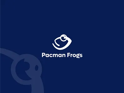 Pacman Frogs Logo a logo branding graphic design illustration logo logo deisgn logo design minimal logo modern logo vector