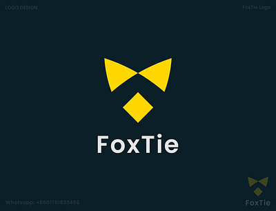 FoxTie Logo Design, Fox Logo, Tie Logo animals logo brand design branding design fox fox guard logo fox head logo fox logo fox logo design fox protect fox shield logo foxtie logo graphic design logo logo design minimal minimalist logo shield logo tie logo wolf logo