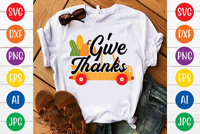 Give Thanks Cut File autumn bundle svg