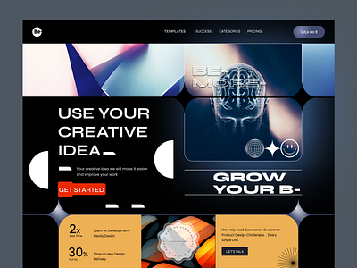 Creative Design Agency Web Design design graphic design interface landing page ui user experience ux web web illustration website