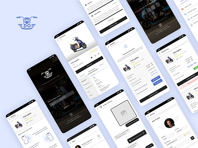 Two wheeler purchasing App bike mobile app prototyping scooter two wheeler ui ui design uiux ux