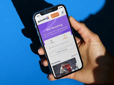 KwizzBit - Mobile app color emoji entertainment gaming minimal mobile quiz ui ux