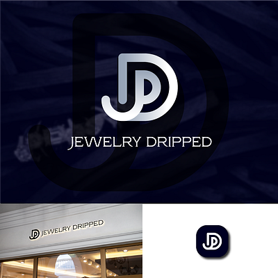 JD letter Jewellary Logo Idea 3d animation branding business logo design flat graphic design illustrator logo motion graphics ui vector