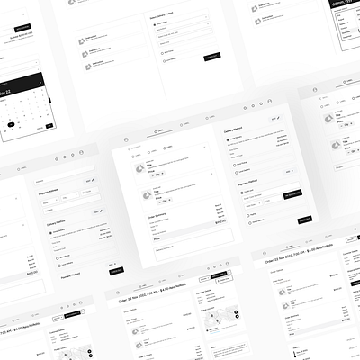 E-Commerce Website Wireframe appdesign branding creative design figma graphic design illustration landing page motion graphics search ui ux vector wireframe