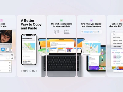 AppStore Screenshots for iPhone app appstore branding cards ios ipad iphone paste screenshots