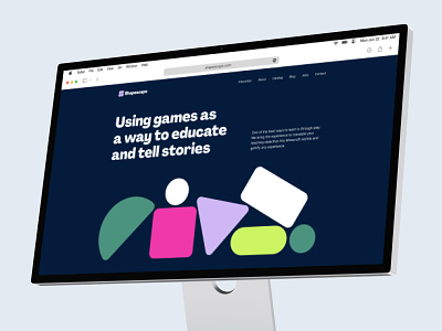 Shapescape | Case Study – Website animation branding case study design gamedev graphic design ui unikorns web website