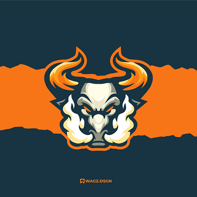 BULL mascot Logo bull design graphic design illustration logo logo mascot mascot mascot logo vector