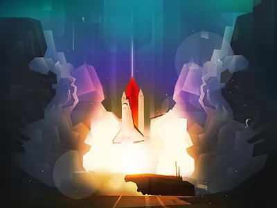 🚀 Space Exploration Website🚀 2dart art artwork branding design glaxy graphic design illustration illustrator landing logo minimal nasa photoshop rocket space spacex ui vector web