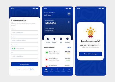 Fintech Mobile App clean figma fintech mobile app ui