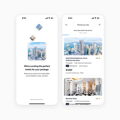 🏝️ Travel Booking App UI – Seamless Trip Planning ✈️ animation branding graphic design motion graphics ui