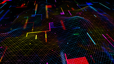 Live Visuals - 2022.002 - Colourful Noise artdirection colorful dots element3d form fractal led light loop mir motiondesign motiongraphics noise trapcode videocopilot visuals vj vjloop