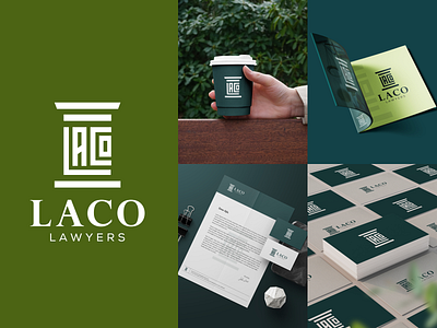 Laco Lawyer branding brandmark creative logo design designe graphic design icon illustration justice law lawfirm lawyer logo logoidentity logomark lowyerlogo modern typography vector