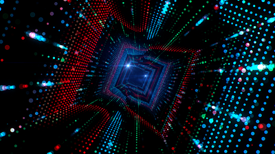 Live Visuals - 2022.001 - Through The Dots artdirection digital dots form led light loop motiondesign motiongraphics trapcode visuals vj vjloop