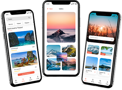 Travel App mobile app mobile app design tour tourist app tourist destination tourist spot travel travel app travel app design ui uiux ux