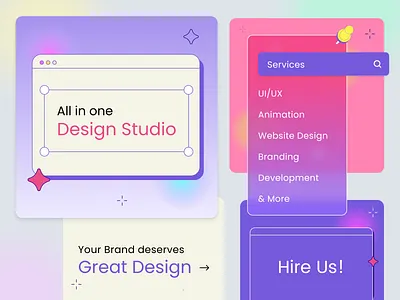Our Panda is looking for more bamboo, want to help? 3d animation blue branding color palette design design inspiration design studio gradient graphic design illustration logo motion graphics neubrutalism pastel pink purple soft gradient ui ux