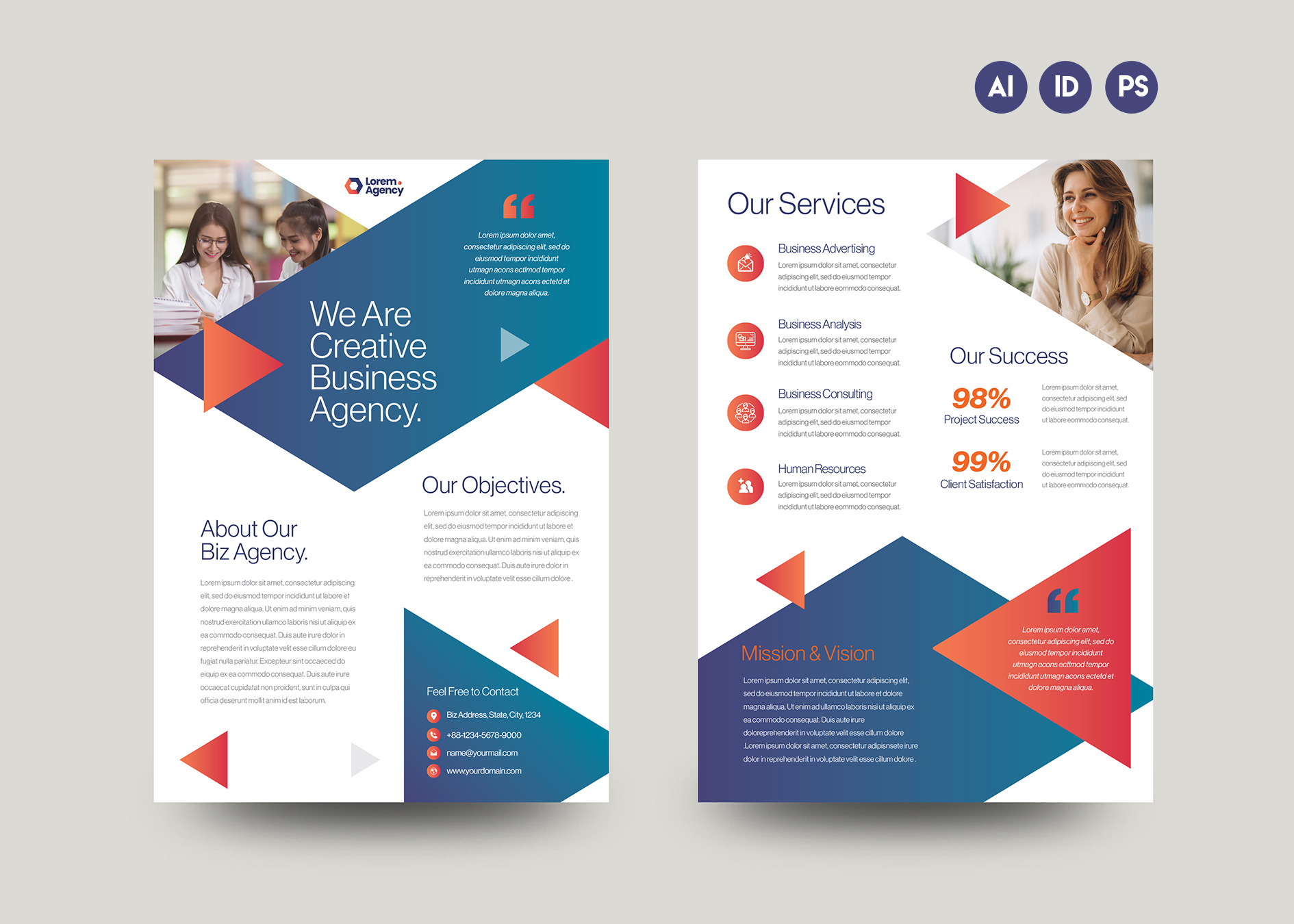 Example service media